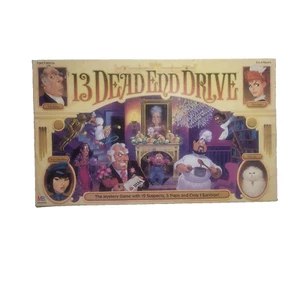 1993 13 Dead End Drive Board Game 100% Complete Milton Bradley Mystery Vintage - Picture 1 of 10