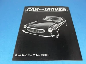 1965-1966 Volvo 1800 S Coupe Car & Driver Reprint Road Test Sales Brochure - Picture 1 of 3