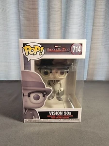 Funko Pop! Marvel WandaVision - 50's Vision (Black & White) #714 + Protector  - Bild 1 von 8