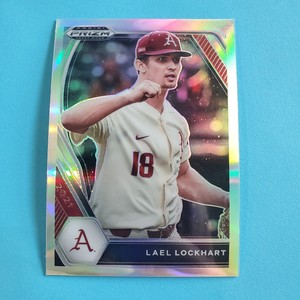 Lael Lockhart SILVER PRIZM HOLO 2021 Panini Draft Picks Card#PDP213 DODGERS