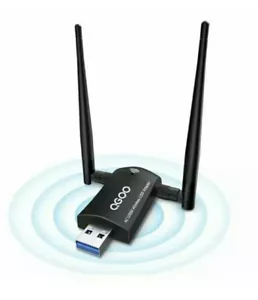1200 Mbps Doble Banda Inalámbrico QGOO WiFi Adaptador USB AC1200M 2.4GHz +5.8FHz 300Mbps - Imagen 1 de 4