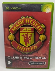 Manchester United Club Football Xbox Original Game Complete With Manual PAL - Picture 1 of 4