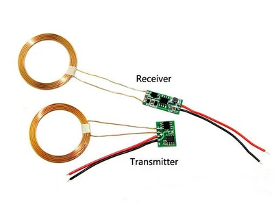 1 Stück Wireless Charging Transmitter + Empfänger Lösung Modul DC 5 ~ 12V für Arduino - Bild 1 von 3