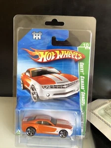 Hot Wheels 2010 #54/240 T-Hunt #10/12 CHEVY Camaro concept ¡NARANJA CON ESTUCHE! - Imagen 1 de 4
