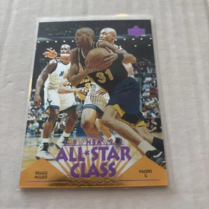 REGGIE MILLER 1995-96 UPPER DECK ALL STAR CLASS #AS2 HOFer PACERS - Bild 1 von 2