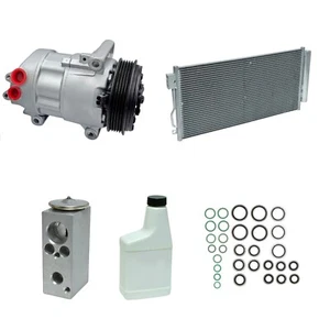 AC Compressor & Condenser Kit Fits Fiat 500L 2014-2018 L4 1.4L OEM 5CVC KTC8279 - Bild 1 von 7