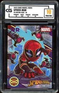 2023 Zenka Marvel Spider-Man 60 Amazing QR 04 HOLO Spider Man CG 10 PRISTINE - Picture 1 of 2