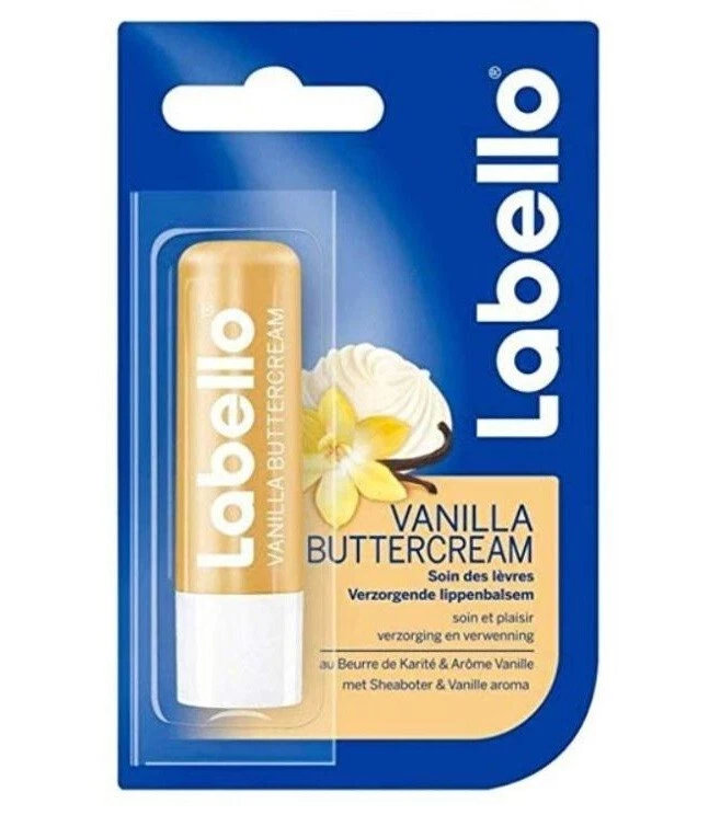 1005,21€/kg - 6x Labello Lipcare/Lippenpflegestift - Vanilla Buttercream - 4,8 g - Bild 1 von 1