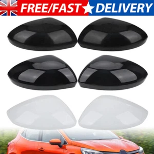 Door Wing Mirror Cover Cap Case Trim Left/Right For Renault Clio MK5 2019-2025 - Picture 1 of 22