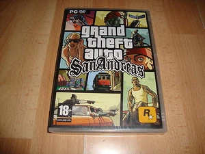 GRAND THEFT AUTO GTA SAN ANDREAS GTA DE ROCKSTAR GAMES PARA PC NUEVO PRECINTADO - Picture 1 of 2