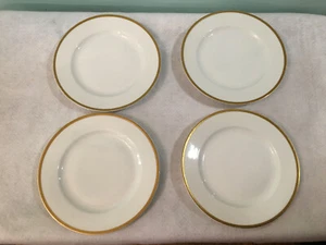 Lote de 4 placas de corte vintage blancas con oro Turín Baviera - Imagen 1 de 8
