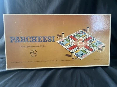 Parcheesi Vintage 1964 Board Game Gold Seal Edition Wooden Pieces - Image 1 of 4