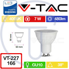 V-TAC PRO VT-277 166 LED Spotlight Samsung Chip GU10 7W 38° Daglicht