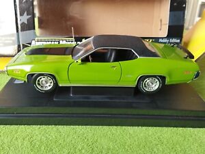 1971 Plymouth GTX 440 Green Boxed 1:18 ERTL American Muscle Die Cast Car Model