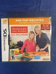 NEU America's Test Kitchen: Let's Get Cooking (Nintendo DS, 2010) COOK VIDEOSPIEL - Bild 1 von 2