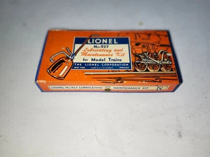 Kit lubrificazione e manutenzione vintage Lionel n. 927 per modellini treni - Foto 1 di 13