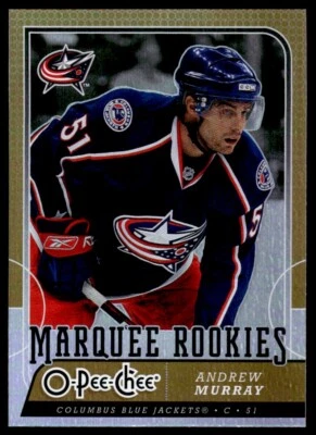 2008-09 O PEE CHEE METAL Andrew Murray Rookie Columbus Blue Jackets #545 - Image 1 of 2