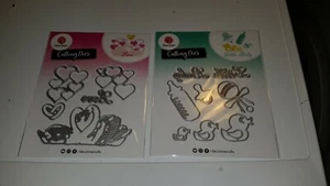 2X CUTTING DIES FOR SCRAPBOOKING NEW MIXED THEMA'S (J9021) - Picture 1 of 1