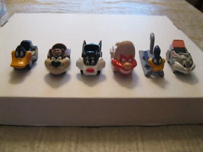 Arby's 1989 Kid's Meal Looney Tunes автомобильные мелодии игрушки полный набор из 6 - Изображение 1 из 2
