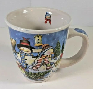 Snow Persons People Ceramic Coffee Mug Tea Cup - Picture 1 of 8