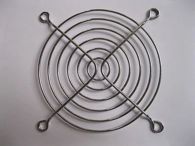 5 pcs DC Fan Grill Protector Finger Guard Silver Metal Used for 80x80mm Fan 8cm - Image 1 of 3