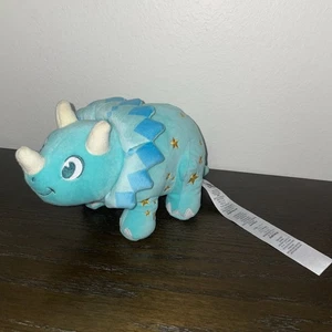 Disney Animal Kingdom Chester Hester Dino Institute Triceratopo Peluche Blu - Foto 1 di 5