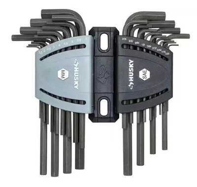 Husky SAE/Metric Long Arm Hex Key Set (26-Piece) - Image 1 of 4