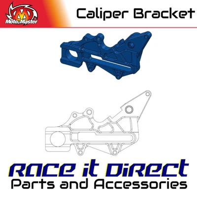 Soporte de pinza de freno para HUSQVARNA FC 450 2016-2021 trasero de fábrica Bl OEM azul MM Foto 1 de 4