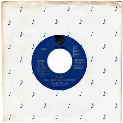 Jazz Funk DONALD BYRD "Change (Makes You Want To Hustle) Pt 1 &2 BLUE NOTE M- 75 - Image 1 of 2