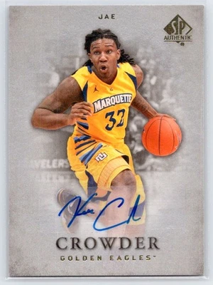 2012-13 SP Authentic - Jae Crowder #32 (RC) Auto #32 - Marquette Golden Eagles - Image 1 of 2