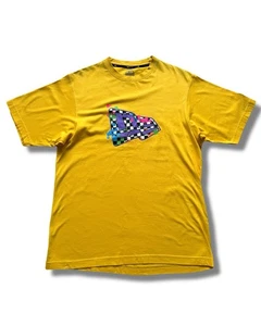 New Era Yellow Graphic Tee T-Shirt - Men’s Size UK Medium - Picture 1 of 7