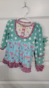 Matilda Jane Stained Glass Christmas Ornament Outfit 3-6 Months - Picture 1 of 6