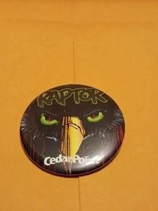 Raptor Rollercoaster Pinback Cedar Point Amusement Park, Sandusky, Ohio - Picture 1 of 7