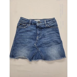 Girl's DL1961 Jenny Denim Skirt Blue Rose Kids Children's Size 8 - Picture 1 of 10