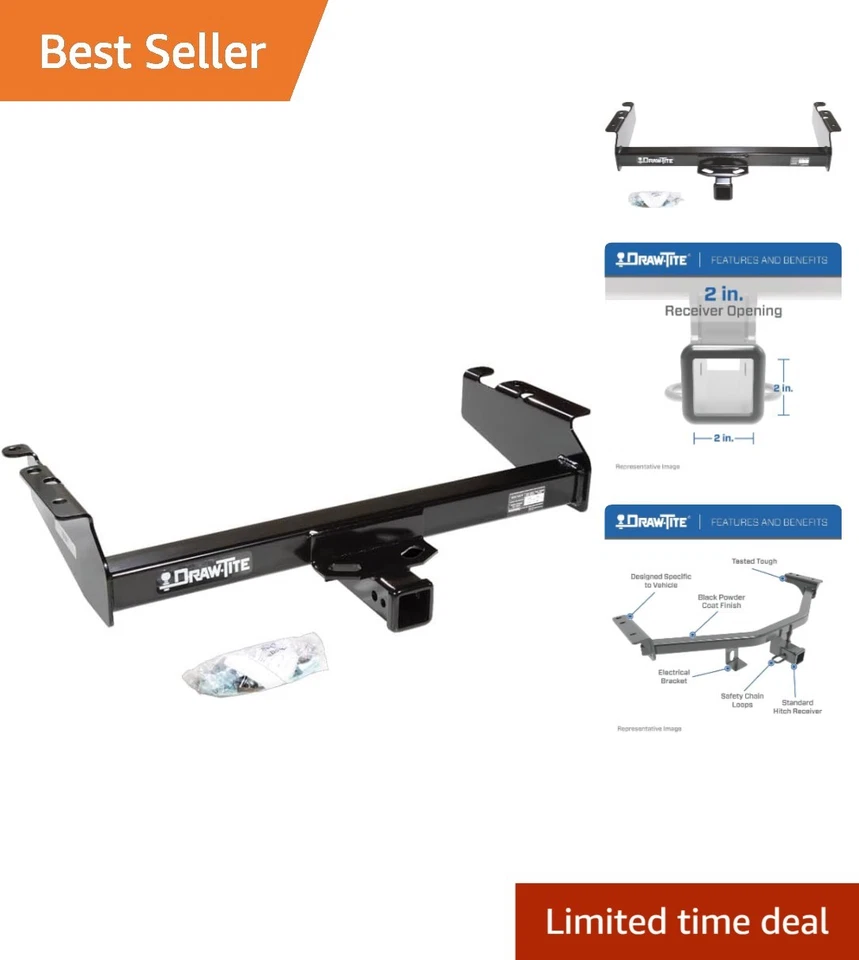 Max-Frame Class 3 Trailer Hitch Receiver for 1994-2002 Dodge Ram 1500/2500/3500 Foto 1 de 4