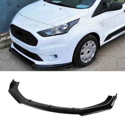 For Ford Transit Connect Front Bumper Lip Spoiler Splitters Body Kit Lower Chin - Image 1 of 4