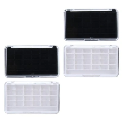  4 Pcs Storage Boxes for Cosmetics Eyeshadow Empty Plate Organizer Pans - Image 1 of 4