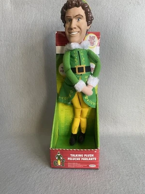 Jakks Pacific Buddy The Elf Brinquedo Falante de Pelúcia 14” Novo Funciona 15 Frases Filme - Imagem 1 de 4