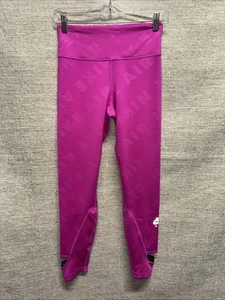 Damen Nike Air Dri Fit Hot Pink Activewear Kordelzug Leggings Größe S - Bild 1 von 5