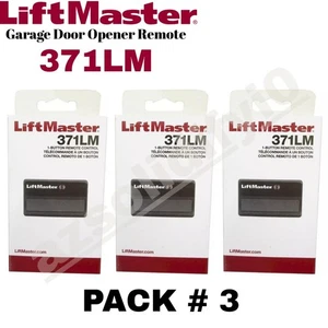 LiftMaster 371LM Garage Door Opener Remote - Black Free Shipping - Picture 1 of 3