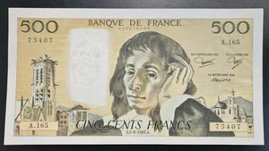 500 FRANCS 5-8- 1982 A.165 PASCAL BILLET FRANCE - Picture 1 of 2