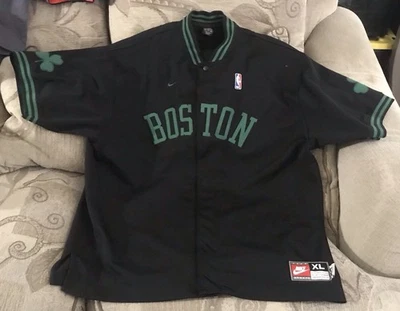 Camisa de tiro Nike Boston Celtics calentamiento 1963 estilo frente a presión XL retro rebobinado Foto 1 de 4