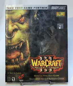 Warcraft III Reign Of Chaos Strategy Guide Hint Book Brady Games EB Exclusive - Picture 1 of 4