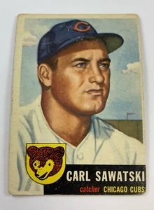 1953 Topps Baseball Single #202 Carl Sawatski (GD-VG) EO2 - Imagen 1 de 2