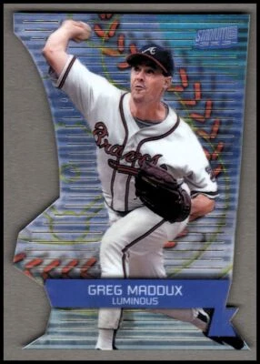 2000 Stadium Club 3 X 3 Luminous #1C Greg Maddux - NM-MT - Image 1 of 2