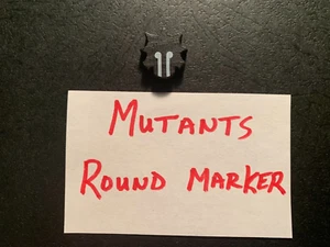 MUTANTS GAME Round Marker Black Game Replacement Piece FREE SHIPPING - Picture 1 of 3