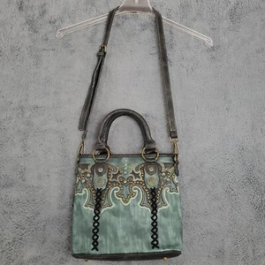 Montana West Select Teal Concealed Carry Bag Purse Tote Western - Picture 1 of 24