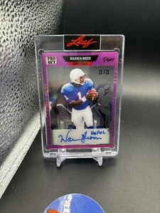 2023 Leaf Pro Set Pure Warren Moon Auto Magenta /25 Houston HOF #89-WM1 - Picture 1 of 2