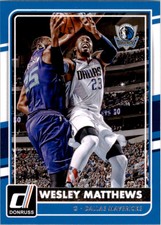 2015-16 Donruss Dallas Mavericks Basketball Card #3 Wesley Matthews