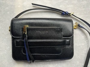 MARC JACOBS Madison Crossbody Two-toned Midnight Bag - Picture 1 of 22